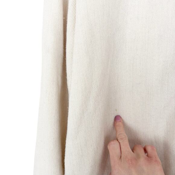 Vintage Izod Ivory Cardigan Sweater Sz L Made in USA - Picture 3 of 5